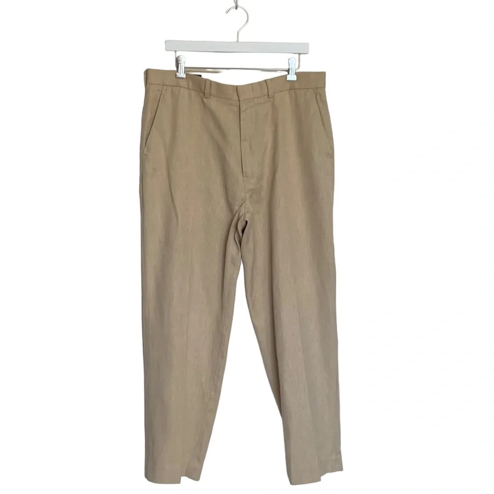 Polo Golf Ralph Lauren Blue Label Linen Blend Pants Sz 36